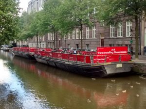 Cycle parking barge